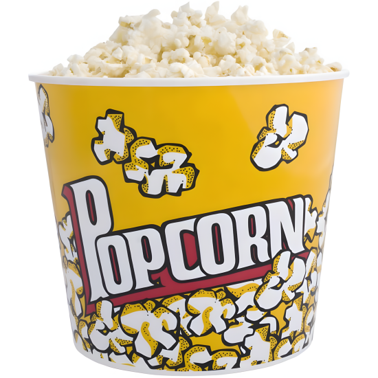 Plastic Popcorn Bowl